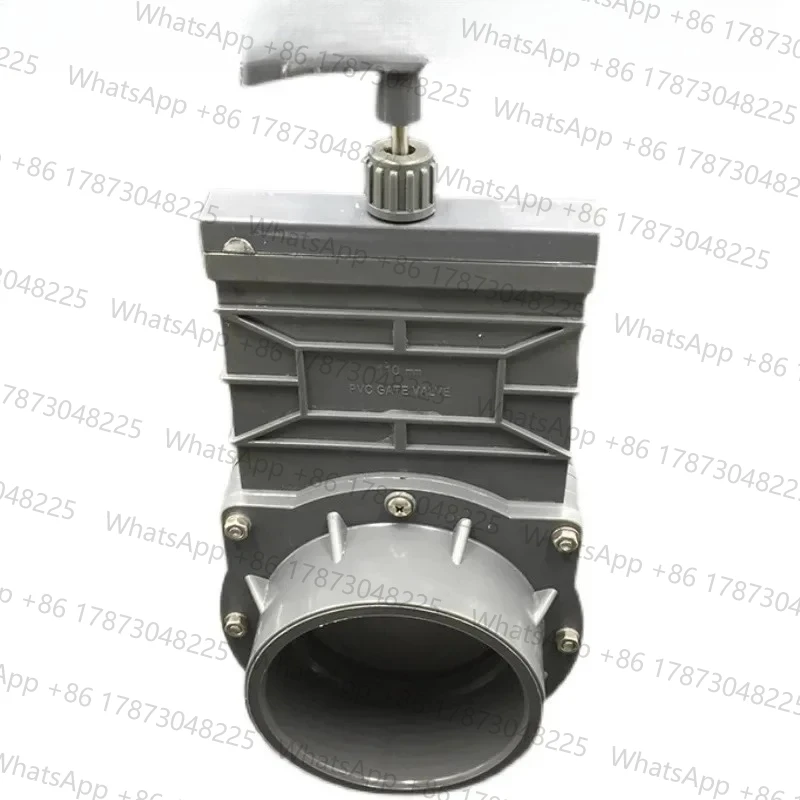 

UPVC plastic PVC fish pond RV sewage gate valve plug valve plastic pull plate valve DN40506375100 110
