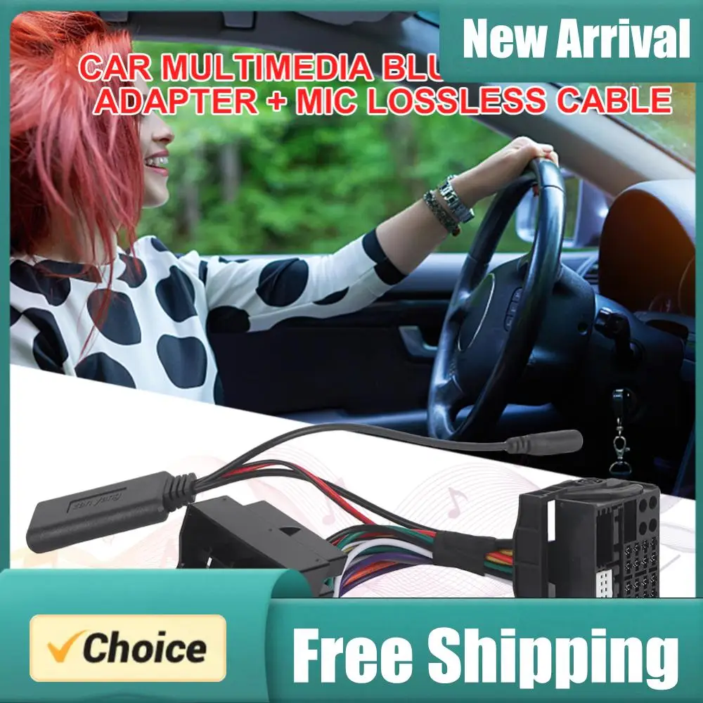 

Car Radio Audio Music Device Bluetooth-compatible Aux Adapter Harness Wire Car Stereo Radio Plug Harness for VW RCD 510 300+ 310
