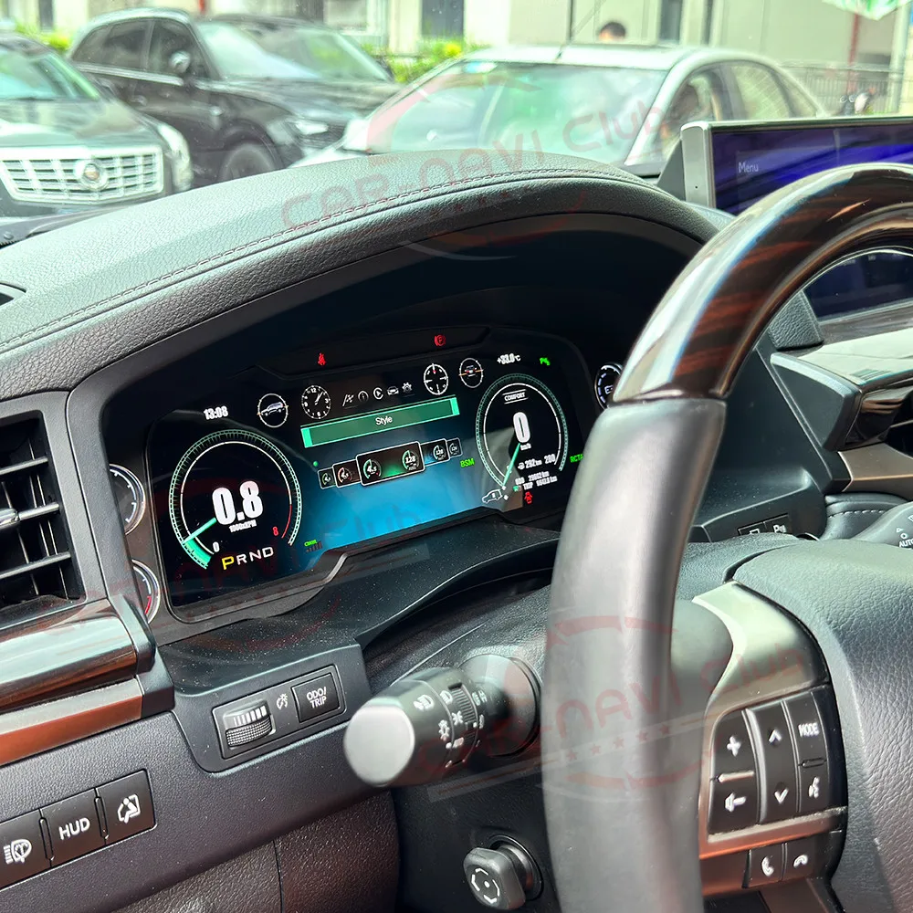 12.3 inch For Lexus LX570 2016‑2021 LCD Instrument Cluster Instrunent panel Speed Meter Screen  Dashboard Radio Audio Stereo