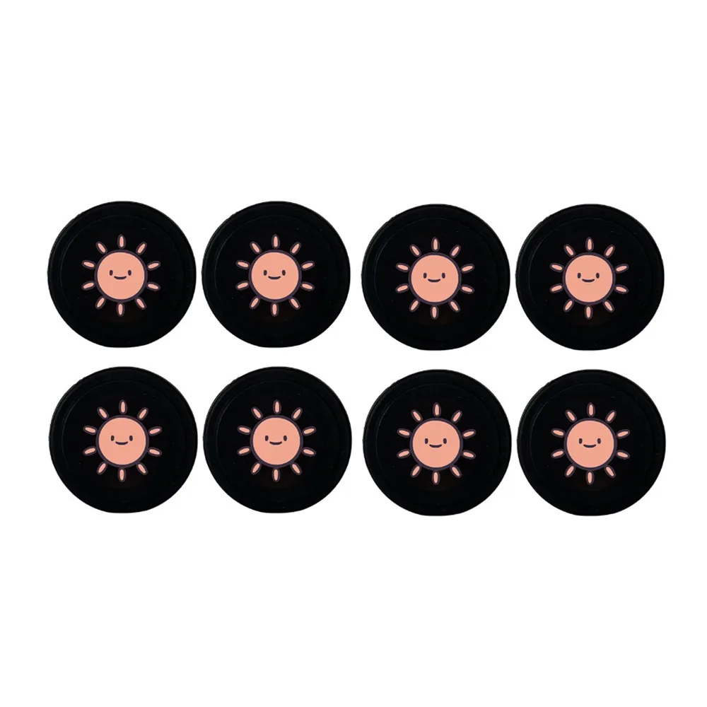 

8Pcs Silicone Luggage Wheels Protector Cover Reduce Noise Anti-slip Suitcases Wheel Protection Rings Shock Absorption