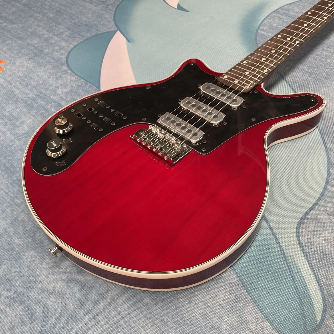 Kırmızı 6 telli elektro gitar, - Electric Guitar Beginner incelemesi ve fiyatı