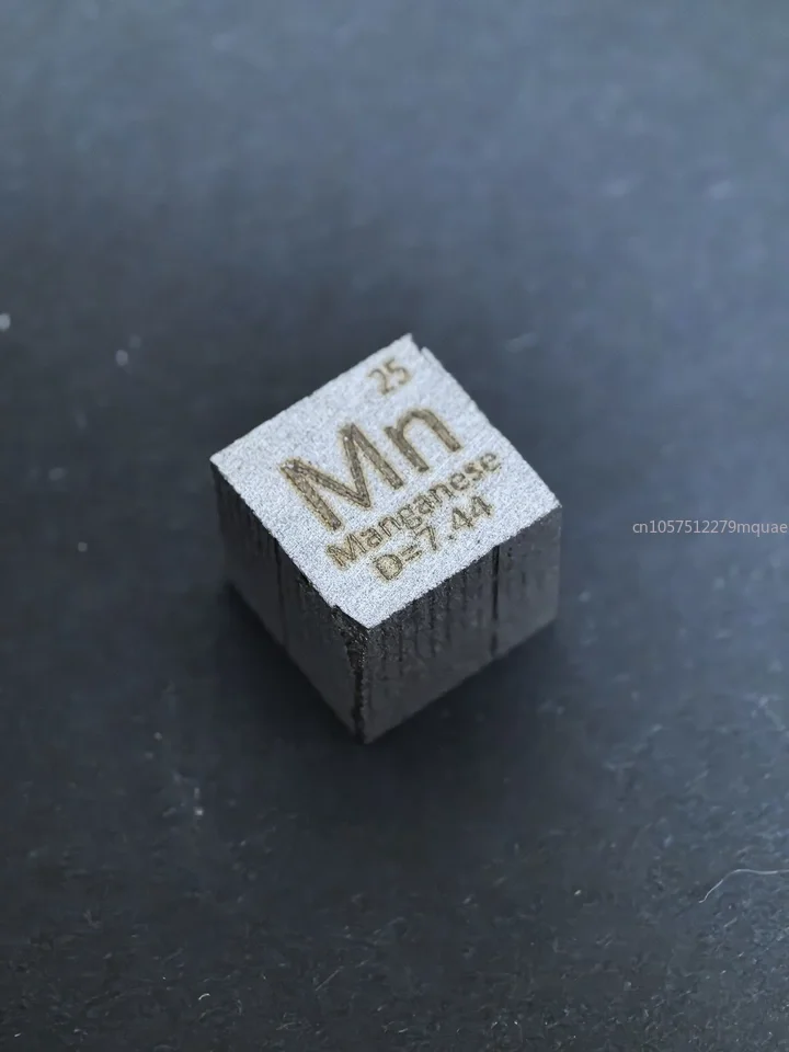 Metallic Luster, Obvious Large Chipped Edges, Metal Manganese Cube, Third-generation High-density Defective Product