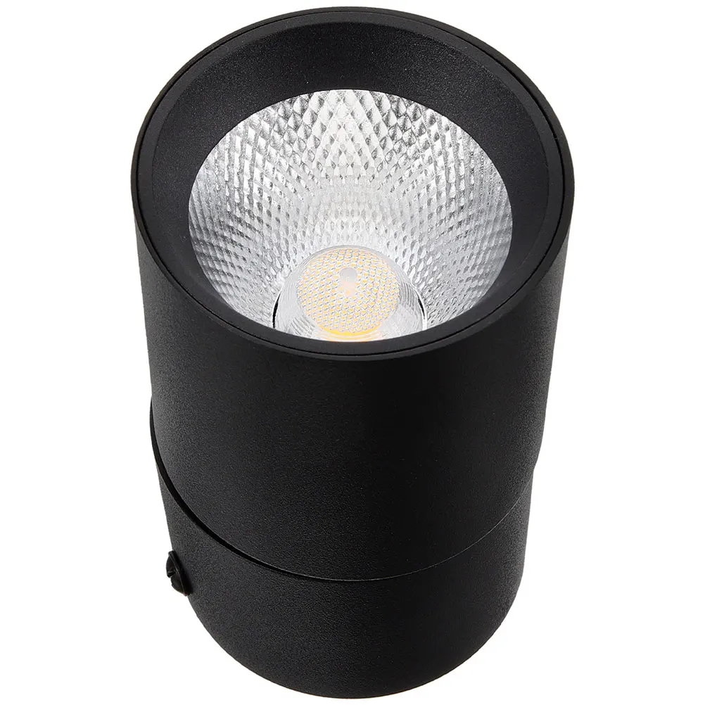 

Adjustable Angle Led Spotlight 10W Indoor Directional Downlight Fixture Wall Mounting No Drilling Required Versatile Lighting