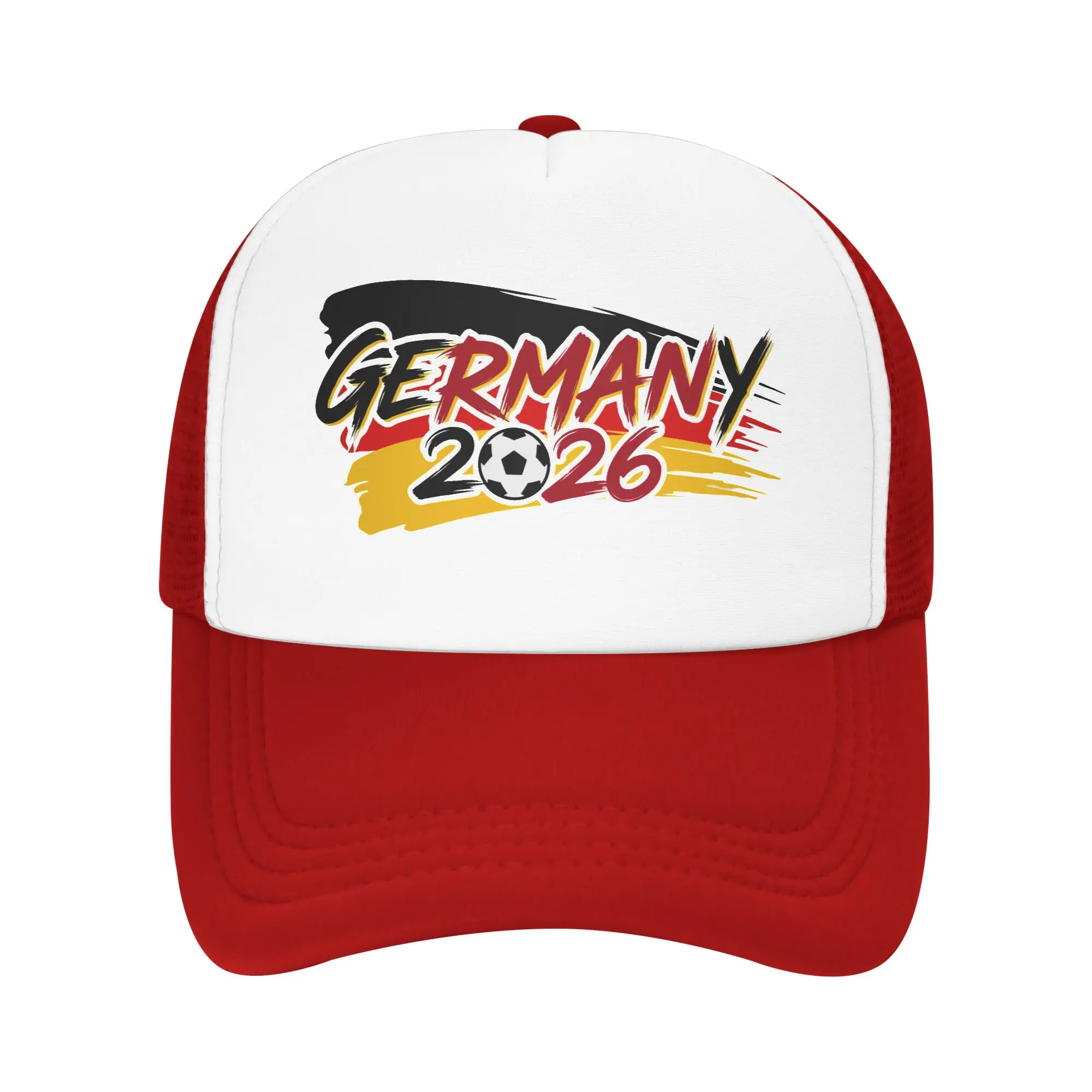 Germany Football Match 2026 Mesh Baseball Caps Unisex Casual Sun Hat Usa Canada Mexico Soccer Hat Adjustable Summer Trucker Caps