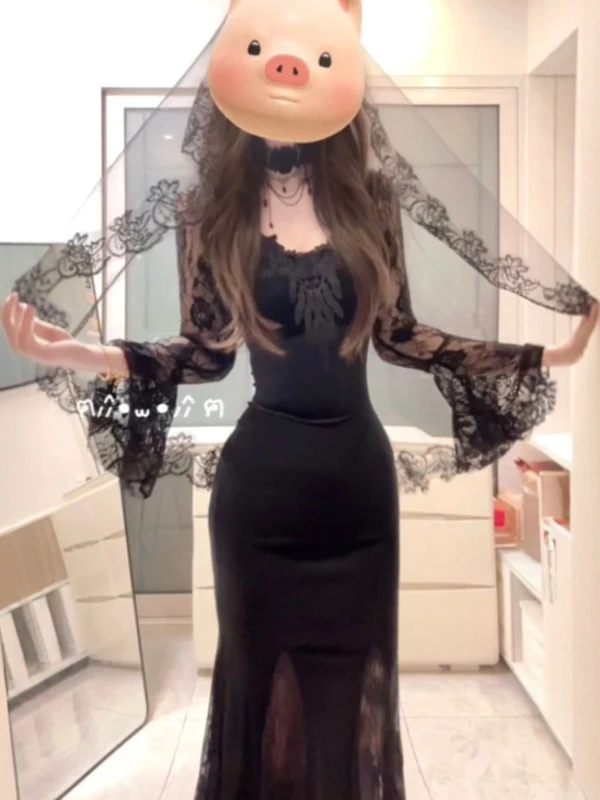 Ele Lace Bodycon Fi…