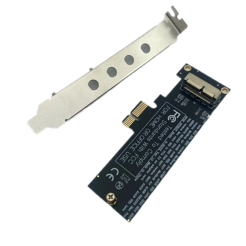 PCIe x1 Convert Card Riser Adapter for 2013 2014 2015 2017 MACBOOK AIR A1466 A1465 ME864 ME865 ME866 MD711 MD712 MD760 MD761 SSD