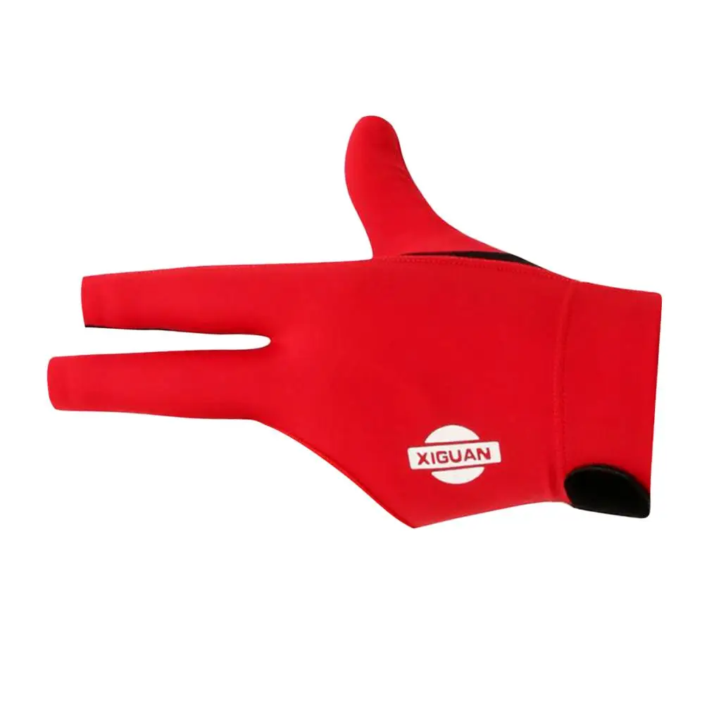 

Влагопоглощающая бильярдная перчатка для левой руки с вырезом на 3 пальца, аксессуар для бильярдного кия