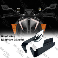 For 250 390 200 690 125 DUKE 990 SUPER  R 790 1290 Motorcycle Mirrors Stealth Winglets Mirror To Rotate Adjustable Mirrors