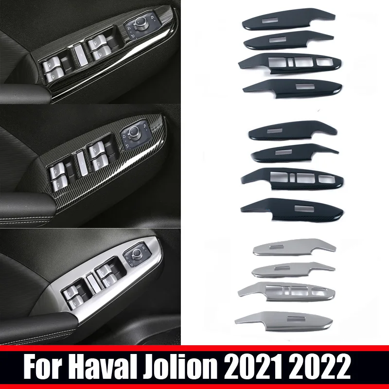 

ABAIWAI 3D полоски для Haval Jolion 2021 2022, переключатель подъема окна, кнопка подъема стекла, панель, отделка, декоративная рамка для интерьера