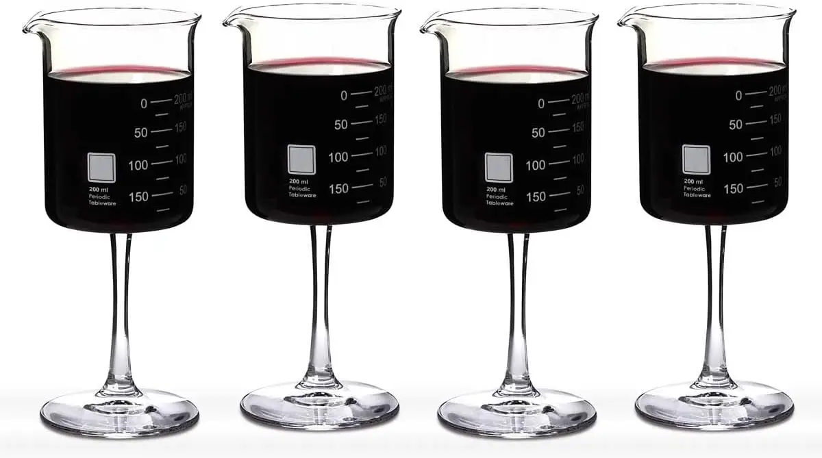 

Laboratory Beaker Wine Glass (Set of 4)