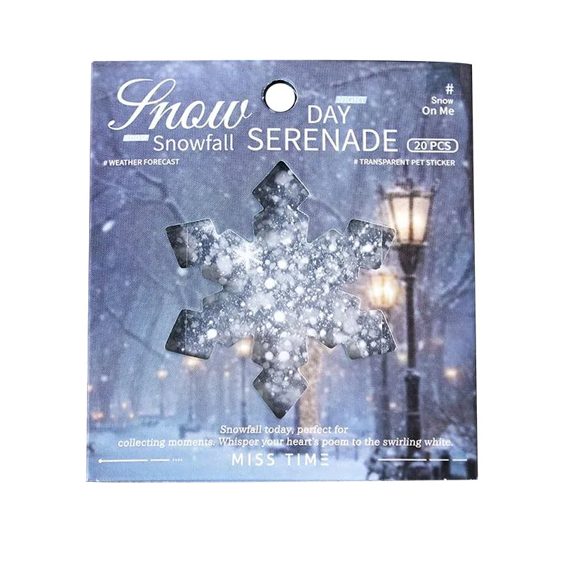 

24sets/1lot Kawaii Scrapbook Stickers There is snow today Junk Journal Gold Planner Stationery Sticker Planner Decorative