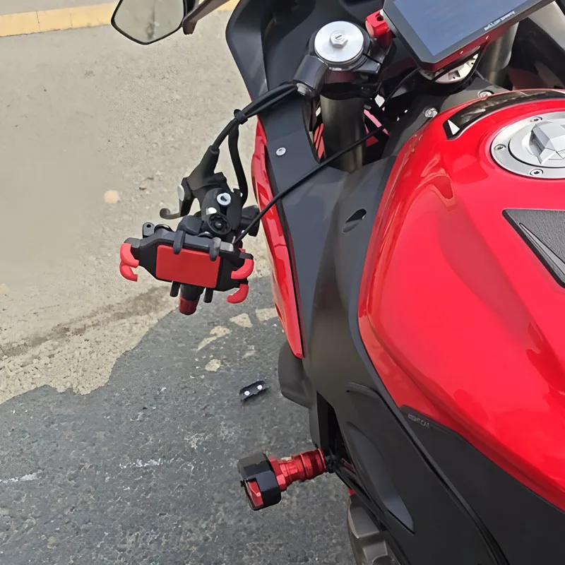 ل QJMOTOR SRK800 800 SRK SRK الساخن عالية الجودة دراجة نارية تحطم حامي CNC إطار غطاء المحرك المتزلجون