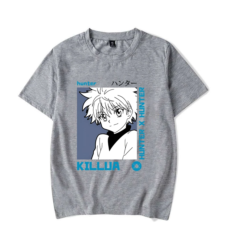 Hot Anime Graphic T Shirt Women\'s Men\'s Fashion T-shirts Short Sleeve Shirts Killua Zoldyck Printing Summer T-shirts Tops