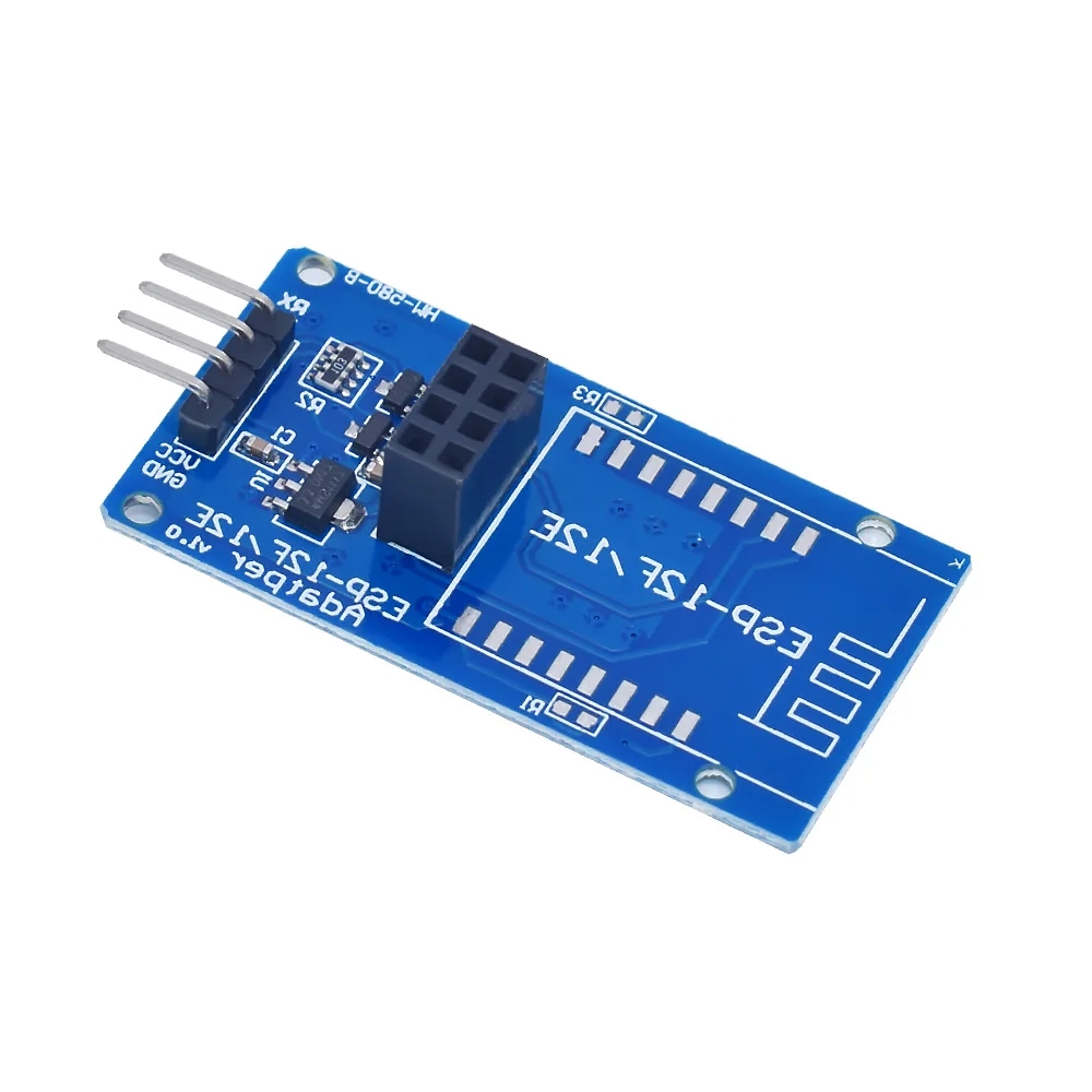 ESP8266 ESP-12F/12E Serial WiFi Wireless Adapter Module 3.3V 5V Esp01 Breakout PCB Adapters Compatible For Arduino