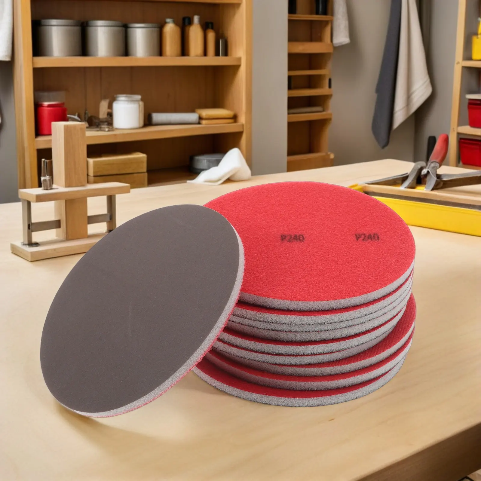 

20Pcs Bowling Ball Maintenance Kit Sanding Polishing Pads Grit 240 to 3000 Resurfacing Cleaning Touchup Fast Use Competition