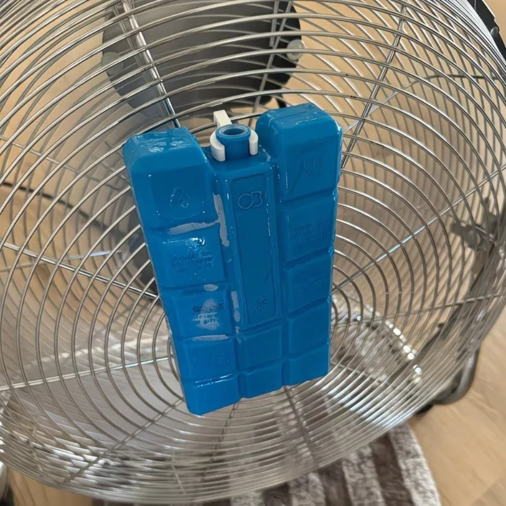 5Pcs Plastic Fan Ice Pack Clip Air Cooling Firm Grip Ice Pack Holders 3D Print Wear Resistant Electric Fan Hanging Clip
