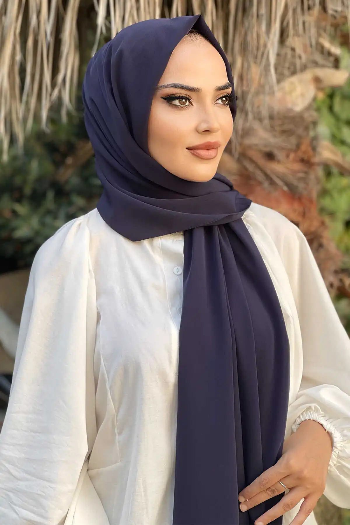 Women Shawl Scarf Modern Islamic Muslim Women 'S Head Scarf Hijab for Women Islamic Hijab scarf Turbans Bayan