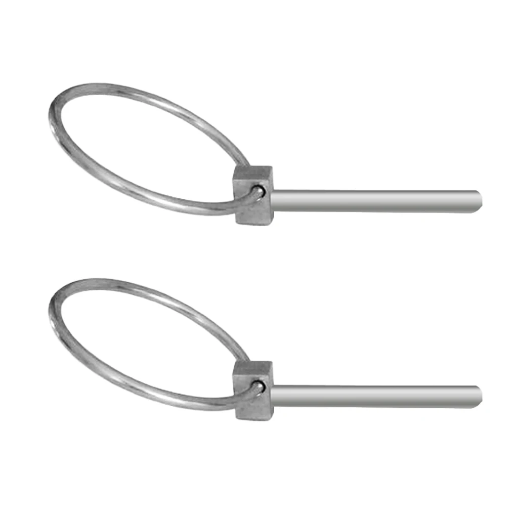 2x perni Lynch in acciaio inossidabile da 4,0 mm per scatola di cavalli per carrello per trattore e rimorchio