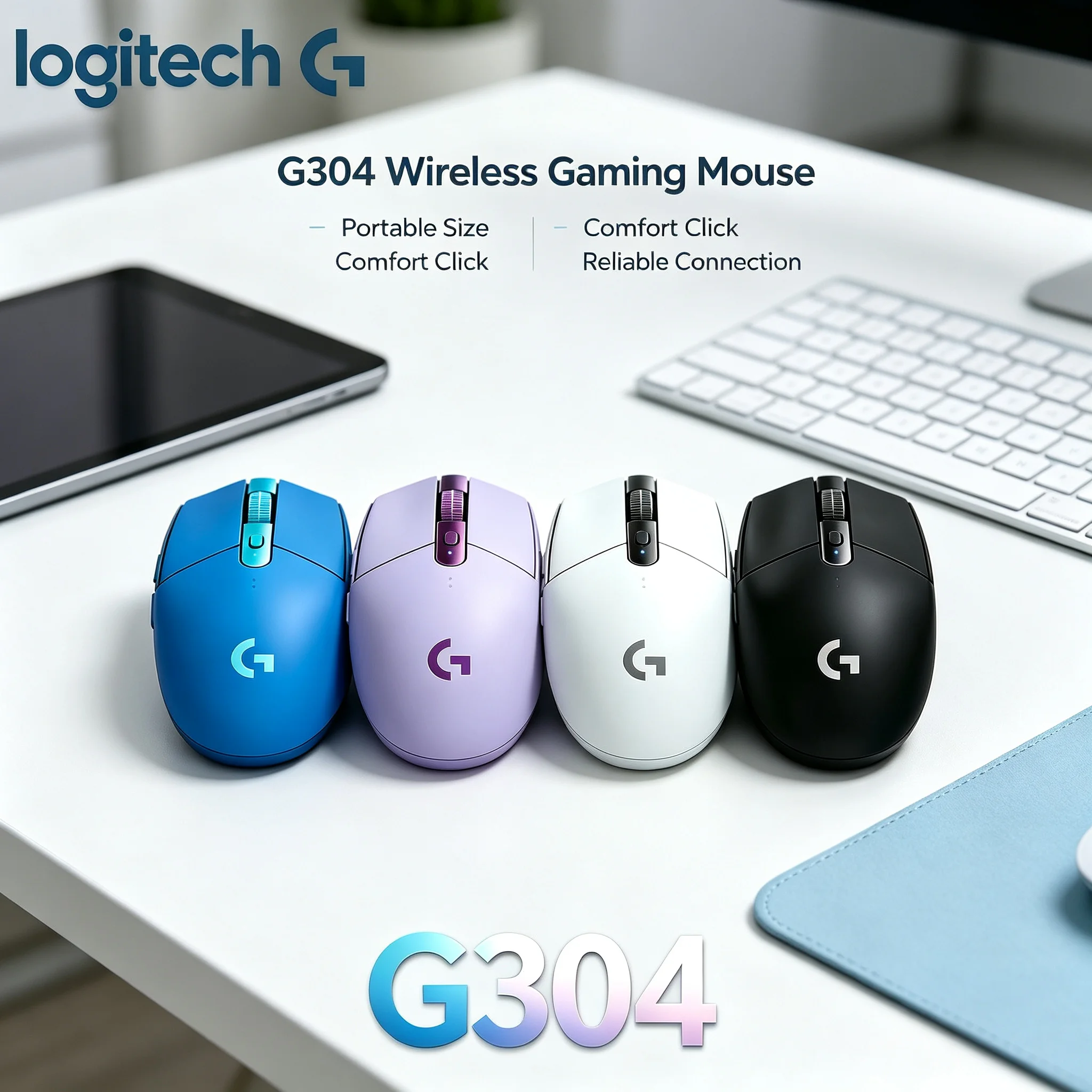 Logitech G304 Original Wireless Gaming Mouse 12000 DPI Optical Tracking Mice For Windows Mac OS