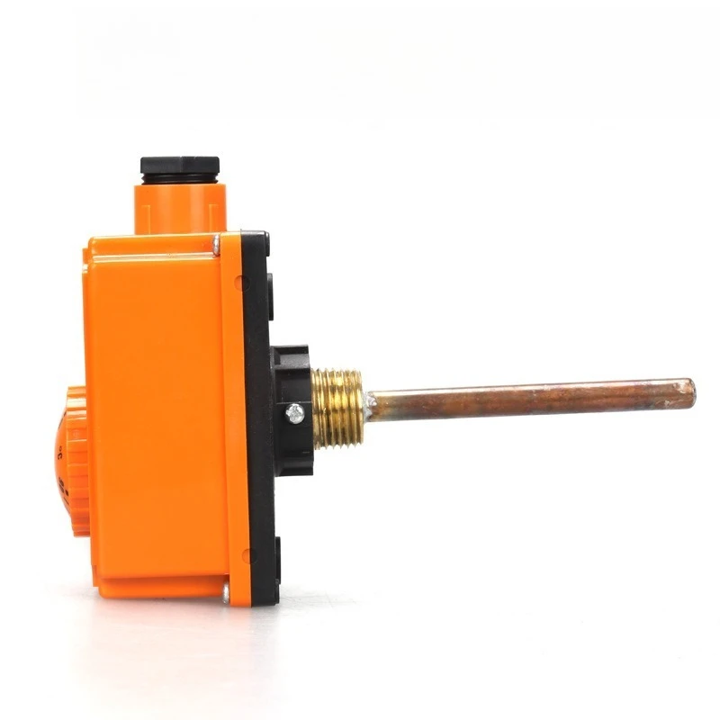 220V 16A Adjustable Thermostat Switch 0‑90℃ For Hot Water Pipe Boiler Heating System Temperature Control Component