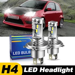1pc/2Pcs For Ford Fiesta MK6 2002-2009 Car Headlamp Super Bright White 12000lm H4 9003 LED Headlight Hi/Low Beam Bulbs Canbus