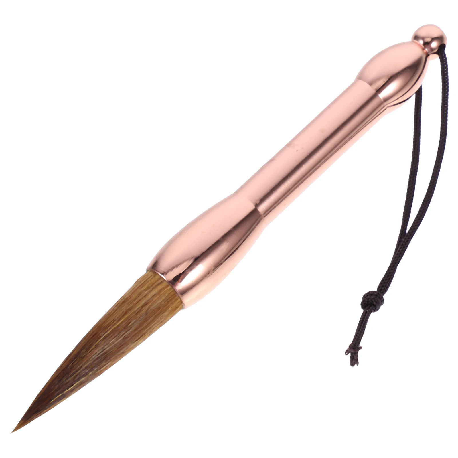 

Mini Copper Rod Calligraphy Brush Writing Painting Watercolor Professional Ink Brushes Smooth Ideal Chinese Drawing Pens