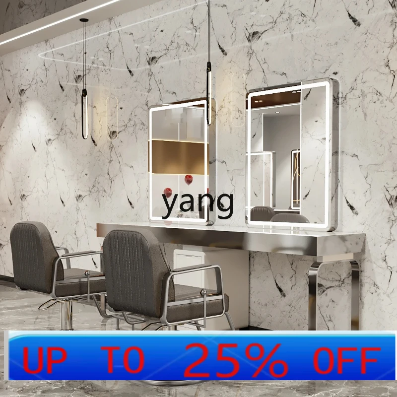 

LH barber shop mirror table hair dyeing and ironing area mirror cabinet integrated hair salon special