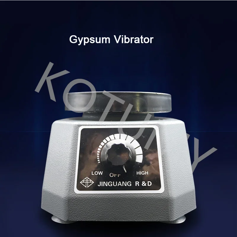 Small Gypsum Variable Intensity Shaker Speed Adjustable Vibration Table for Gypsm Equipment Dental Plaster Vibrator Round Plate