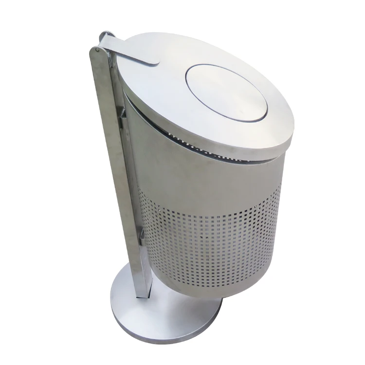 High Quality Customized Metal Trash Bins Stainless Steel Garbage Can Outdoor Recycling Containers