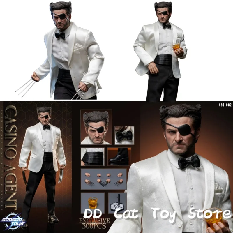 

In Stock Genuine Soosootoys 1/6 SST-082 Wolverine Casino Agent 12'' Scale Soilder Action Figure Collectible Model Figurine Toy