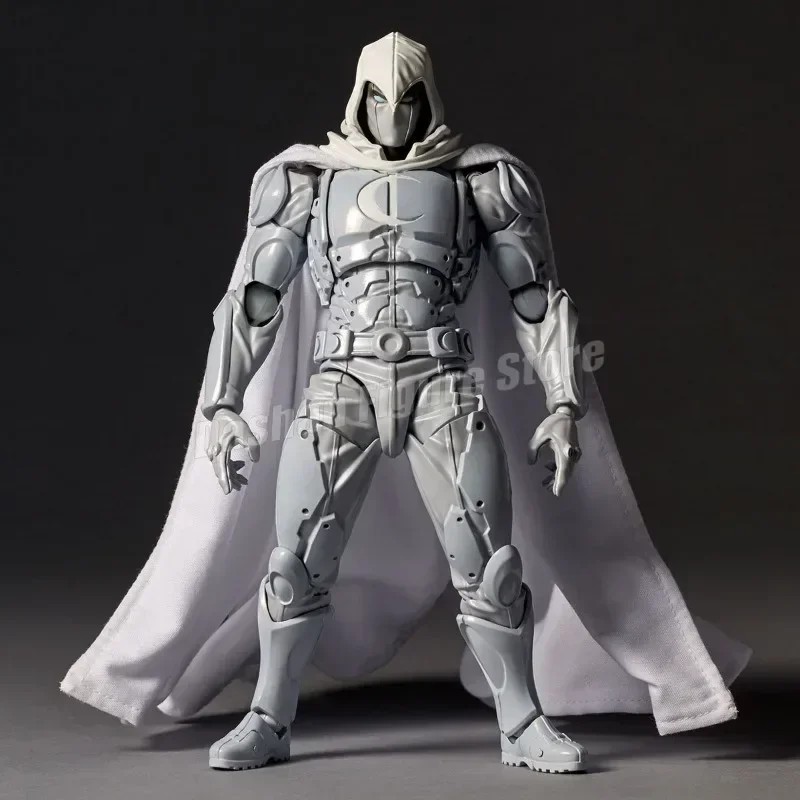 Moon Knight Anime Figure Revoltech Amazing Yamaguchi Marc Spector Action Figurine Collection Ornament Model Toy Birthday Gift