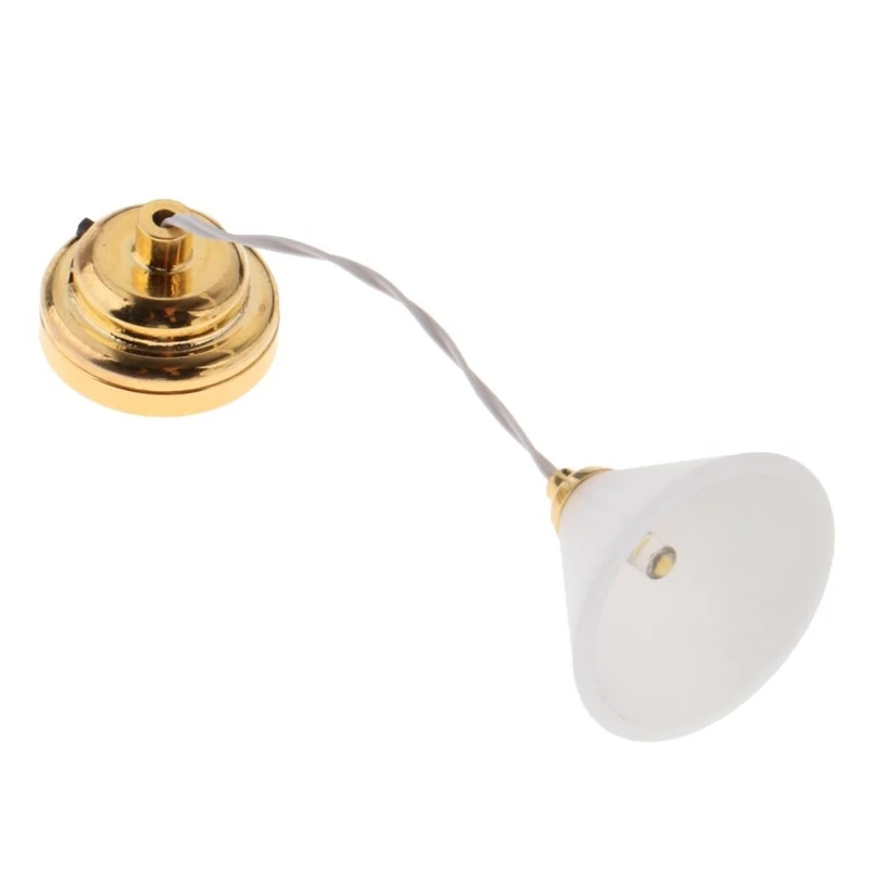 Plafonnier l'inventaire pour maison de courses, mini lampe, meubles, accessoires de scène, jouets, 1:12