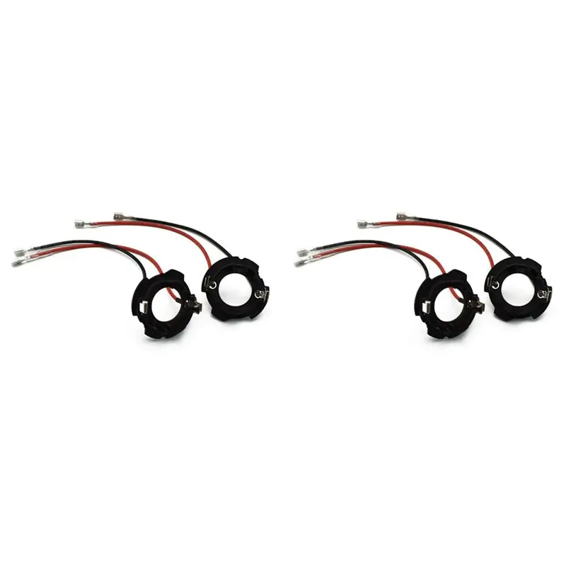 Classy-H7 LED Adapter For MK5 Jetta GOLF 5 Auto Parts Base Headlight Holder With Wire 4Pcs D119A