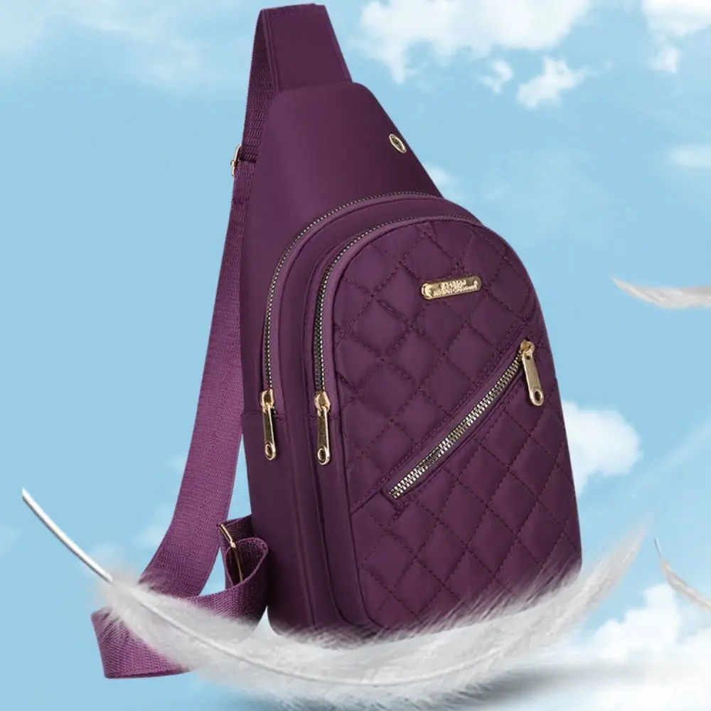 Nylon Material Neutral Style Backpack Multiple Color Neutral Style Travel Chest Bag Slanted Fabric Fabric Sling Pack