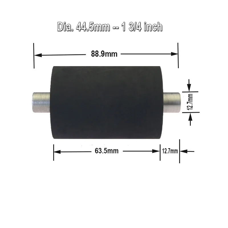 1 Stuk Dia. 1/2 " - 2" Kleine Rubberen Rol Met As Kinfe Slijpcontactwiel