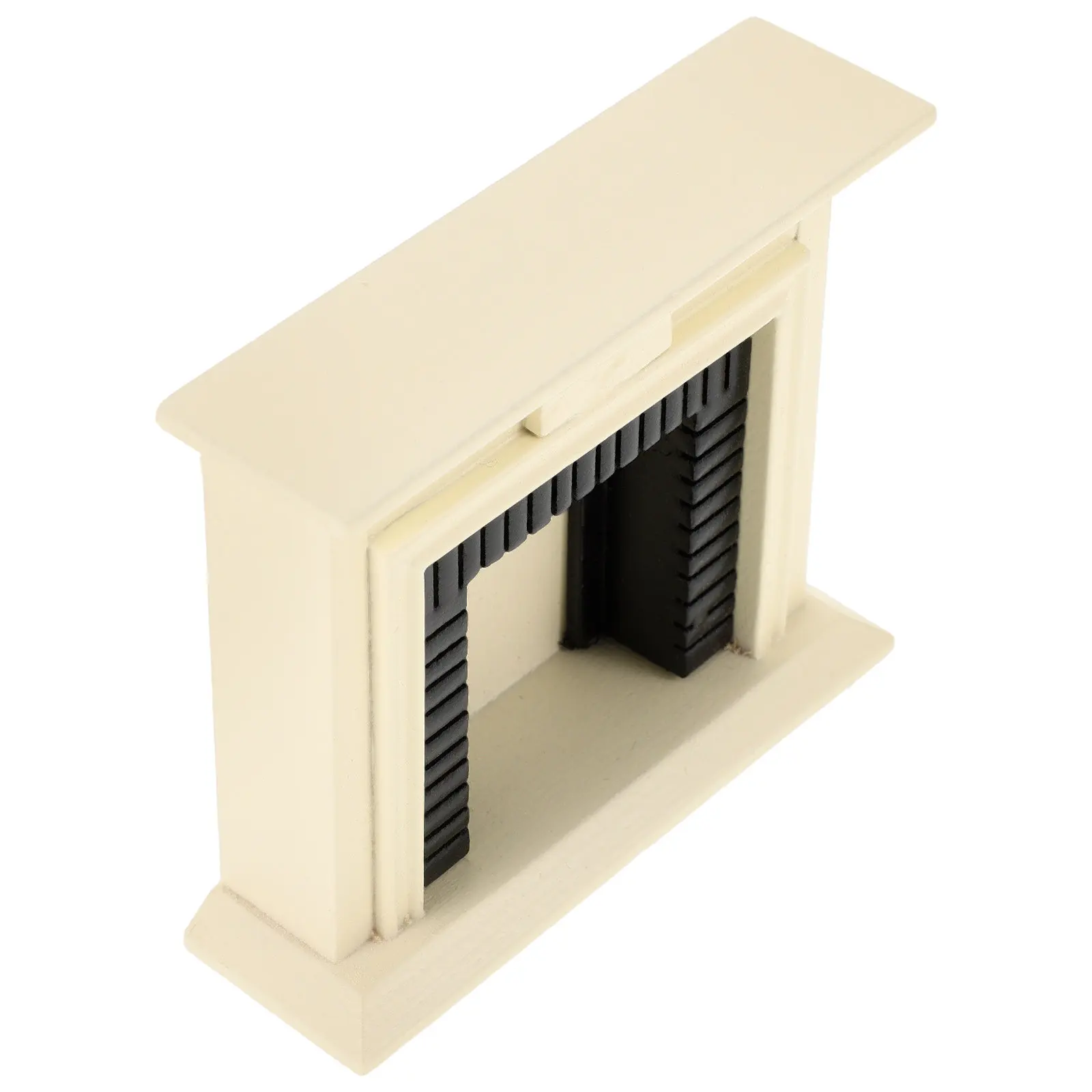 

Миниатюрный деревянный камин для декора кукольного домика: реалистичная имитация очага с полкой-каминной полкой, идеально подходит для миниатюр в масштабе 1:12