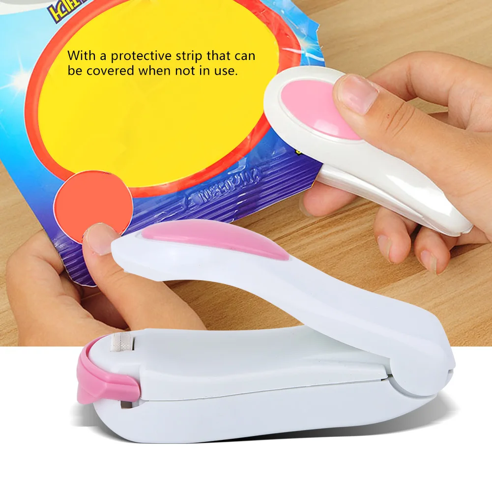 Impulse Sealer Sealing Machine Kitchen Storage Portable Bag Clips Handhold Mini Electric Heat Sealing Machine Impulse Sealer