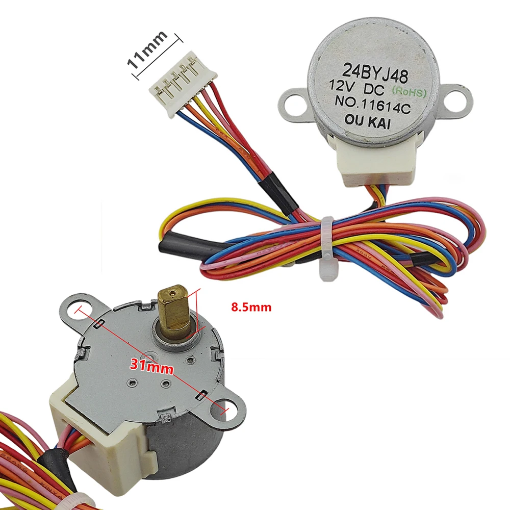 

1 PCS 12V Step Motor 24BYJ48-Q3 with 40cm Cable For CHANGHONG Wall-mounted Air Conditioner Swing Blade Synchronous Motor Parts