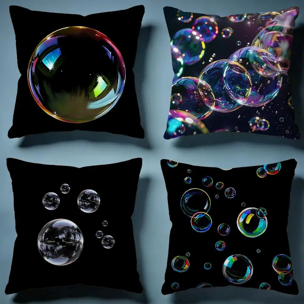 Bubble Cushion Cover Soft Decorative Pillow Case Suitable for Bedroom Sofa Car Travel Use