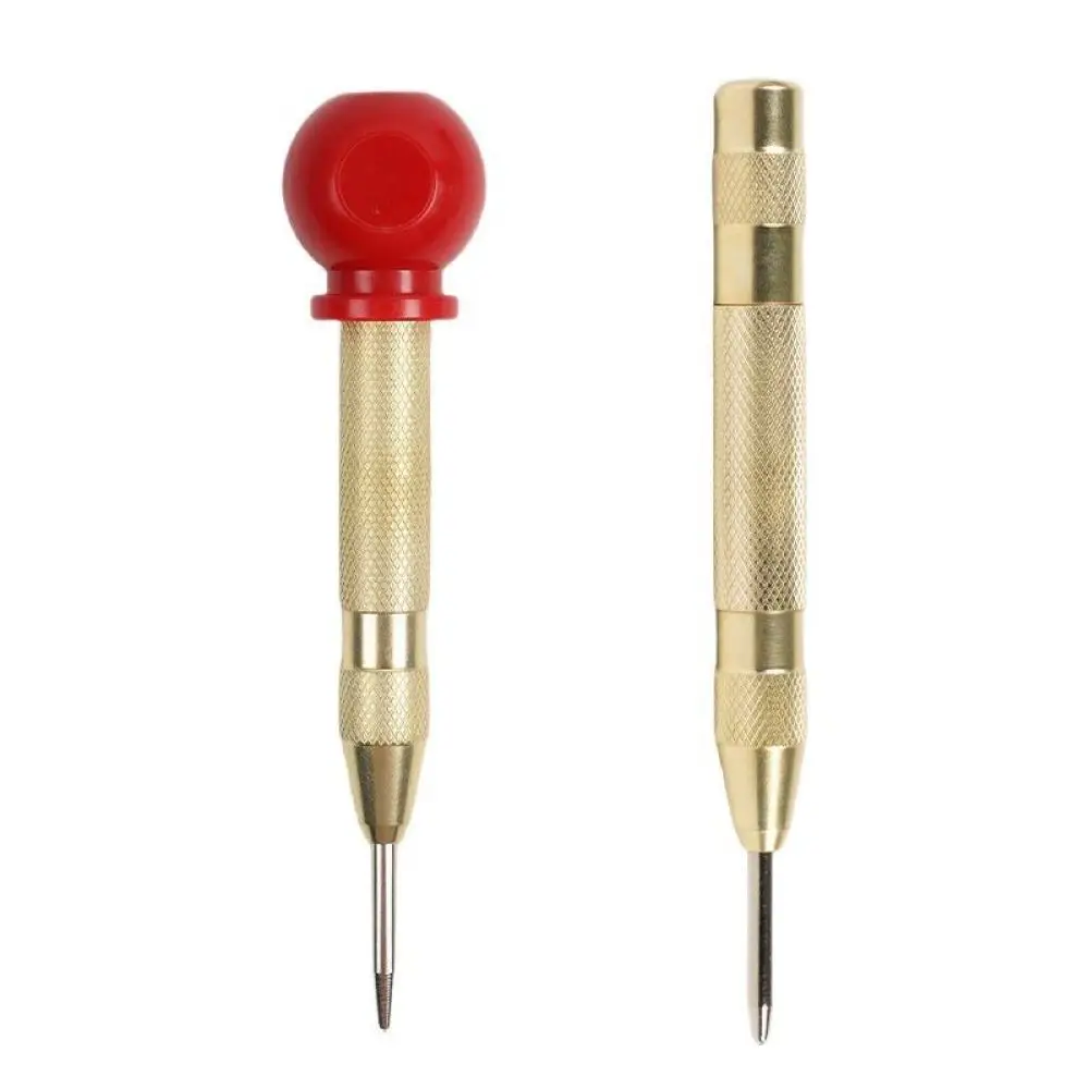 Adjustable Automatic Center Punch For For JuBoShi Metal Drilling Guide Hole Locator Spring Loaded Impact Marking Tool