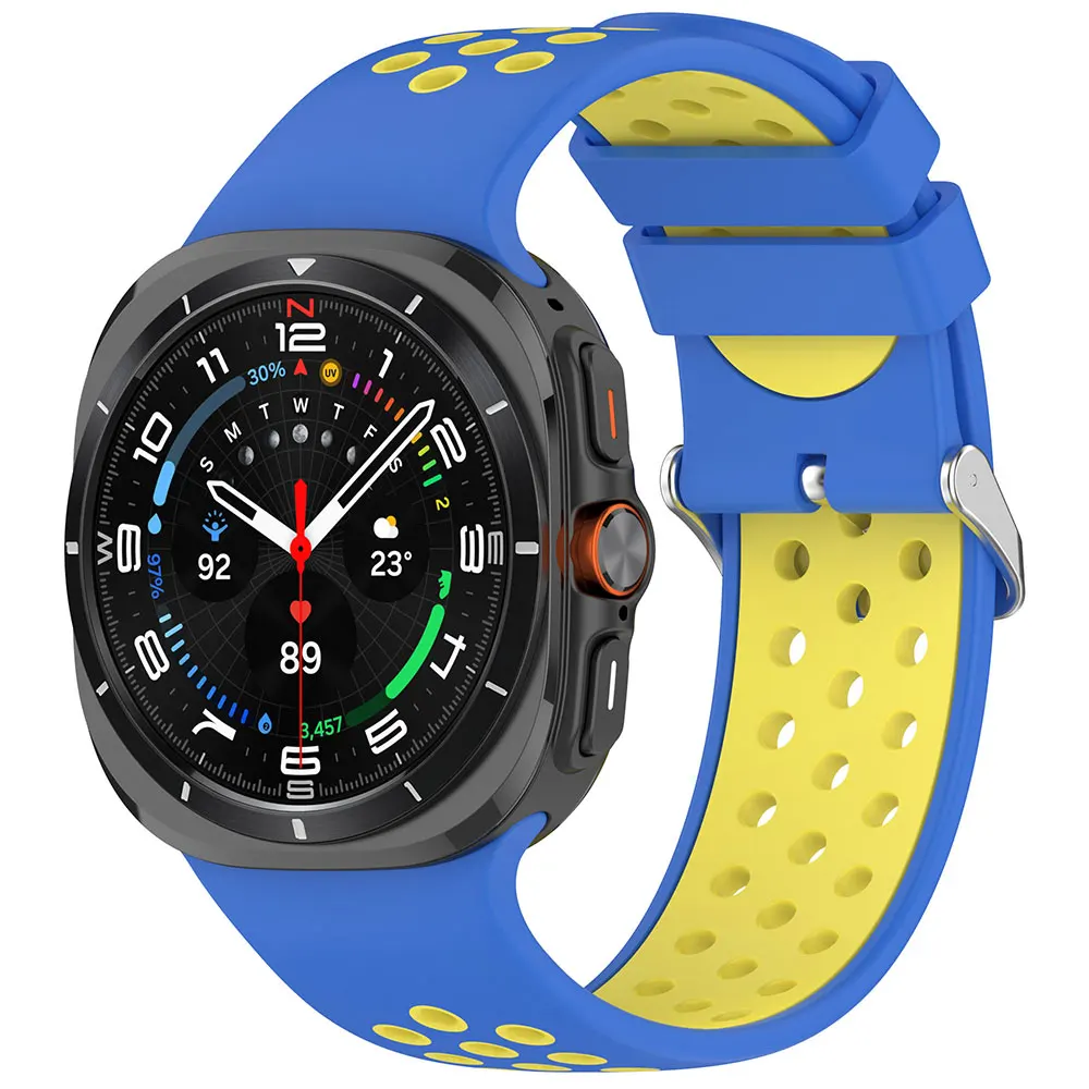 Silicone Watchband For Samsung Galaxy Watch Ultra 47mm Sports Strap Bracelet For Samsung Galaxy Ultra Watchband Accessories