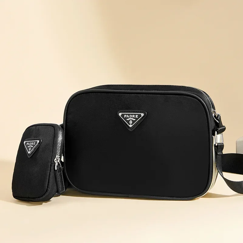 

2025 New! Women's Niche Motorcycle Style Camera Bag Premium Leather Crossbody Work Bag Simple Design Fashionable Shoulder Bag