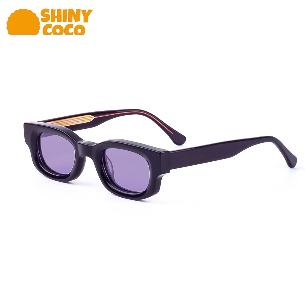 

ShinyCoCo Luxury Brand Polarized Sunglasses Square Framed Sheet Metal European And American Style Personalized Sunglasses