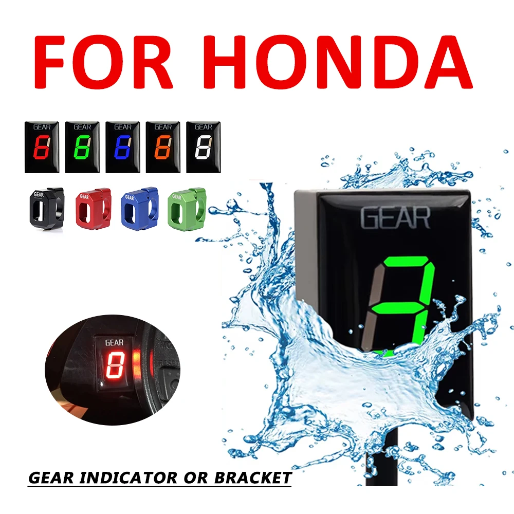 For Honda CB500X CBR650F CBF600 NC750X CB1000R Motorcycle Accessories Gear Indicator Gear Counter Display Speed Report Meter