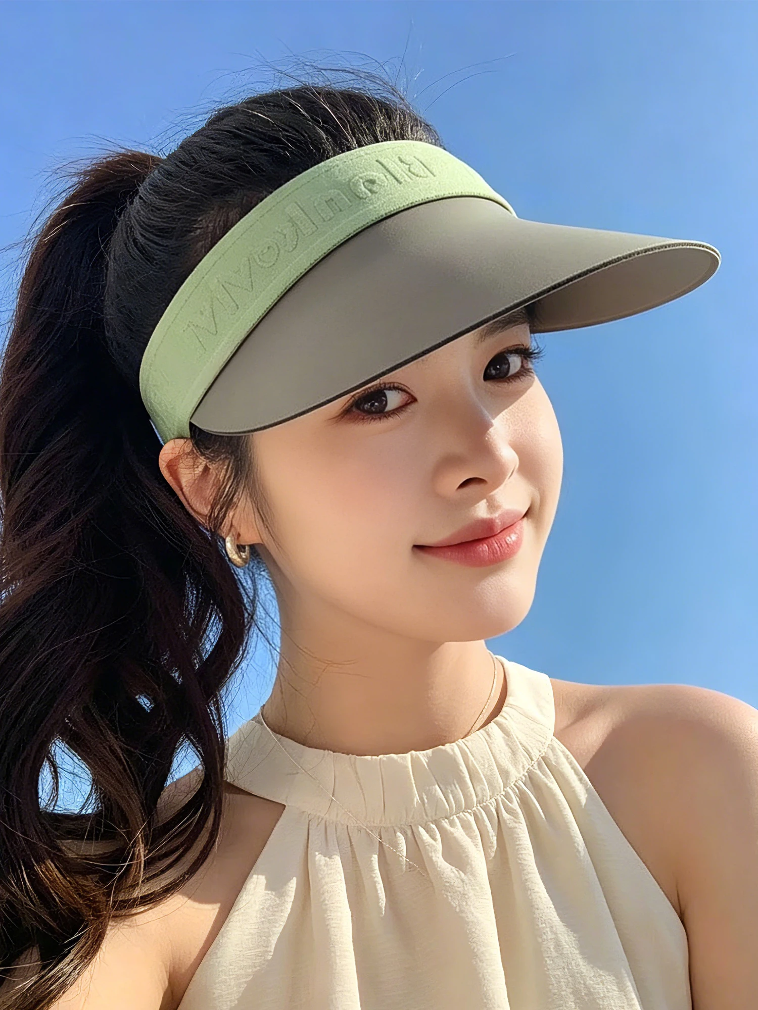 2026-new-women's-seamless-sun-protection-hat-large-brim-running-sportswear-breathable-foldable-high-uv-protection-face-slimming