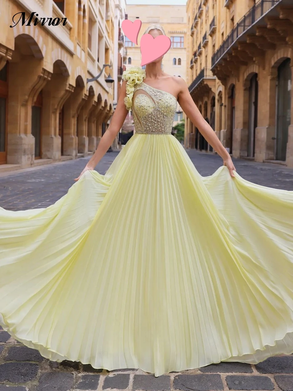 Abito a specchio elegante Vintage Sexy dolce paillettes pizzo lucido volant personalizza occasioni formali abito da ballo abiti da sera da sera