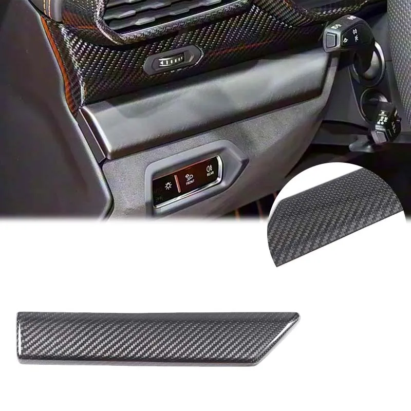 

For Lamborghini URUS 2018-2021 Real carbon fiber car left side air outlet lower decorative strip sticker car accessories