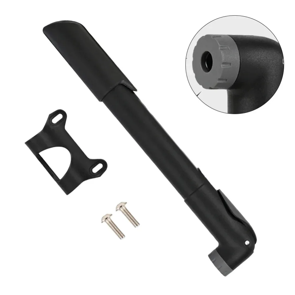 مضخة دراجة محمولة 120 رطل لكل بوصة مربعة - منفاخ إطارات الدراجة مع دعامة تثبيت، مضاد للتآكل لإصلاح الطوارئ لدراجة الطرق الجبلية #2