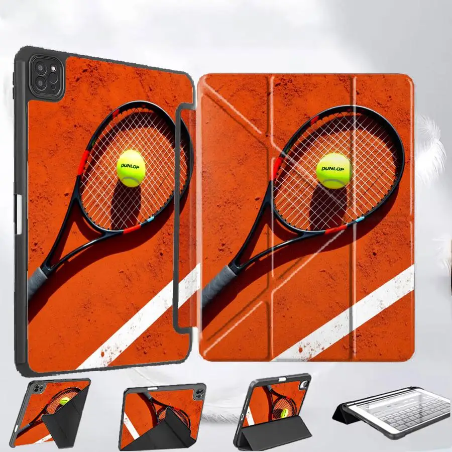 

Cool Tennis Design Holder Cover Tablet Case For iPad Pro 2025 Pro 11th 10th 9th 8th 7th 12.9inch Mini 6 7 Air 4 5 M3 M2 M4