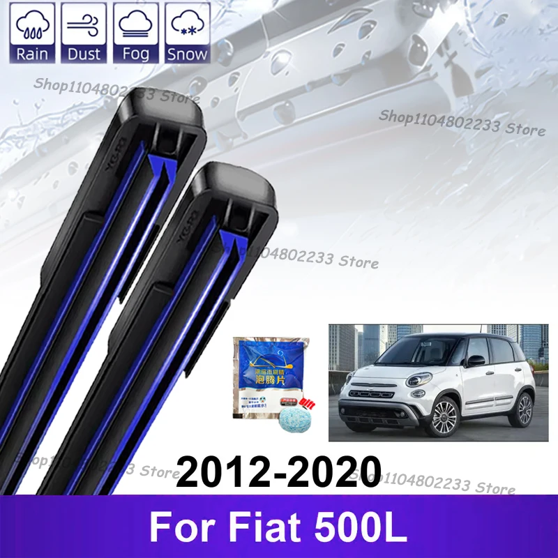 

Car Wiper For Fiat 500L 2012-2020 Front Wiper Blades Brushes Auto Accessories High Quality Rubber 2013 2014 2015 2016 2017 2018
